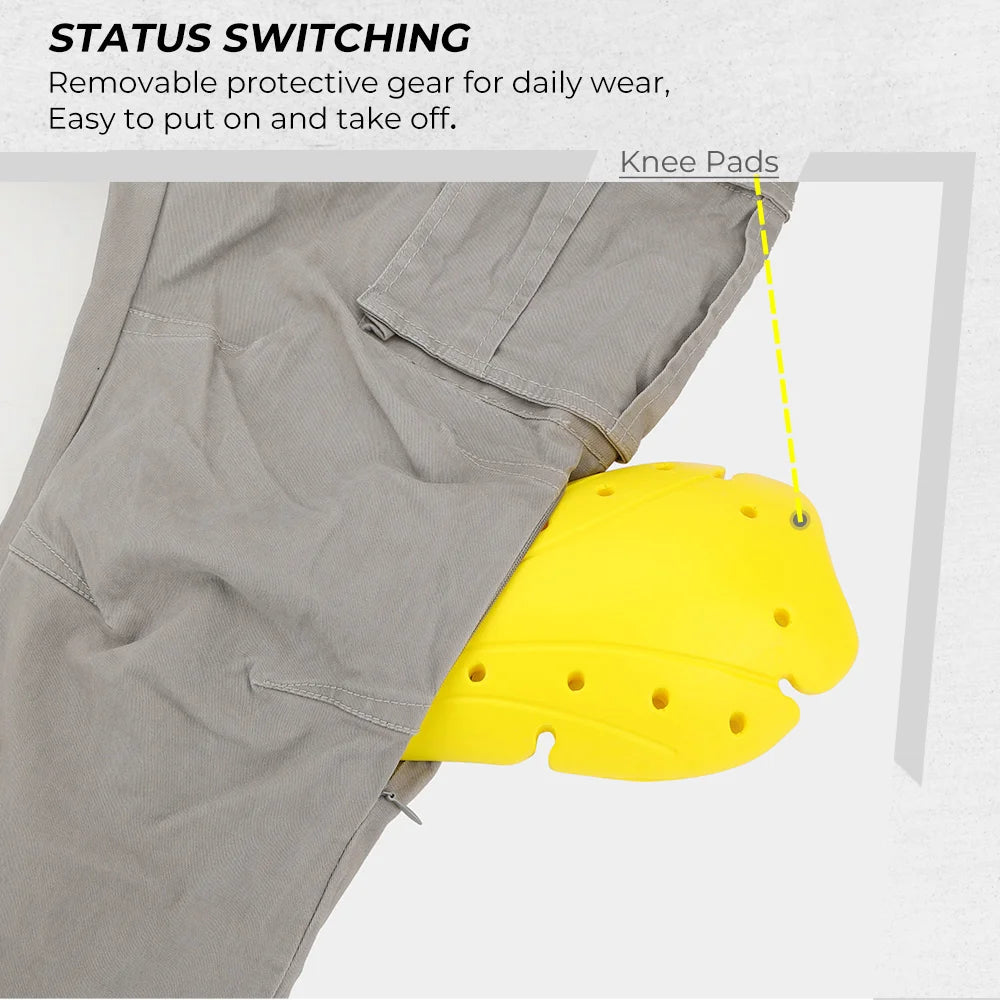 Quần Moto Nam Cargo Túi Lớn Co Giãn Đi Xe Ngoài Trời