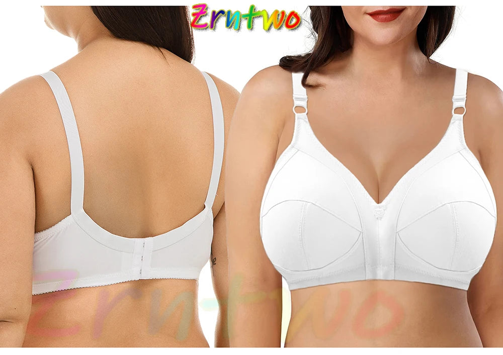 Sexy lace bra without underwire to lift bust for women in large size