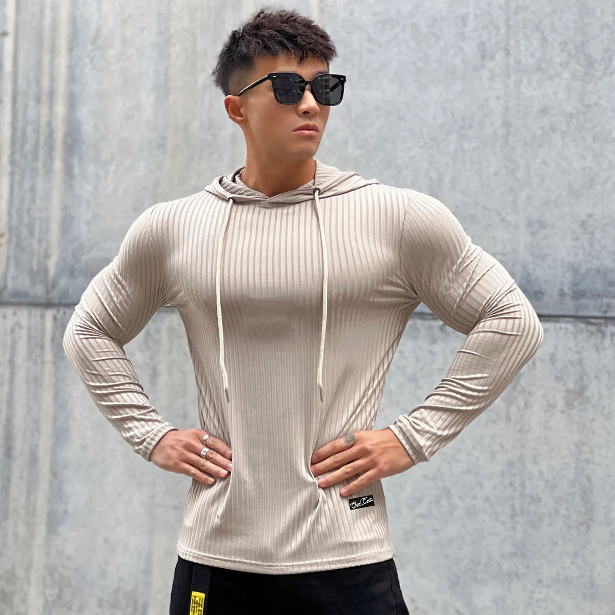 Men's Quick Dry Long Sleeve Bodybuilding Sports Shirt