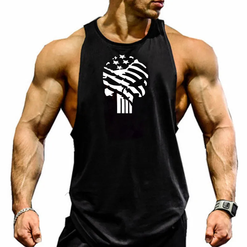 Men's Bodysuit Gym T-Shirt, Gym Tank Top, Breathable
