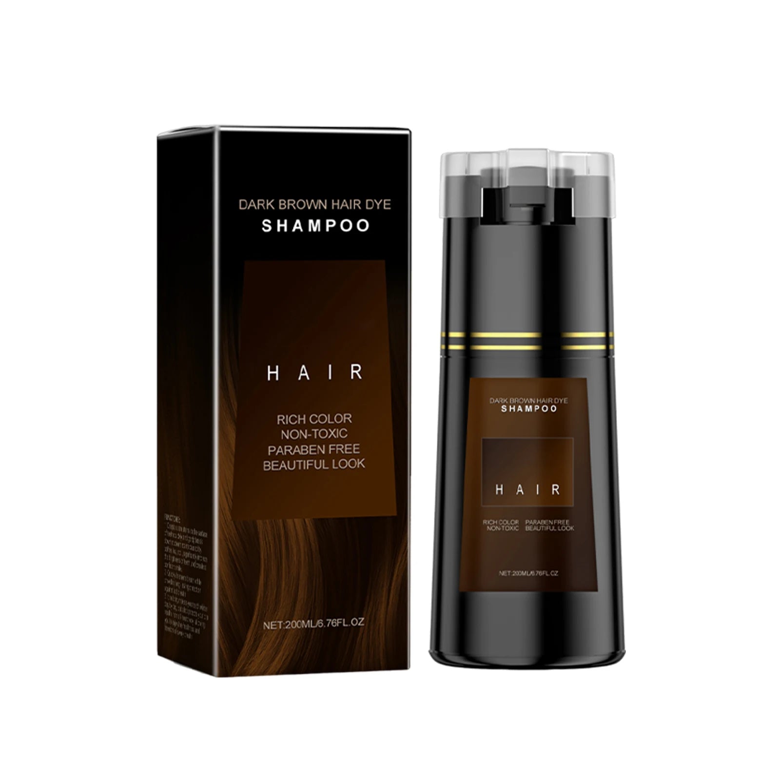 Dầu Gội Nhuộm Tóc Tự Nhiên Dưỡng Mượt Không Kích Ứng