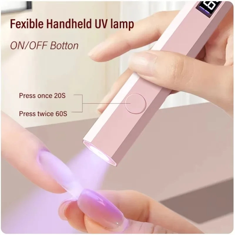 Đèn Sấy Gel Mini UV LED Cầm Tay - Sạc Nhanh USB