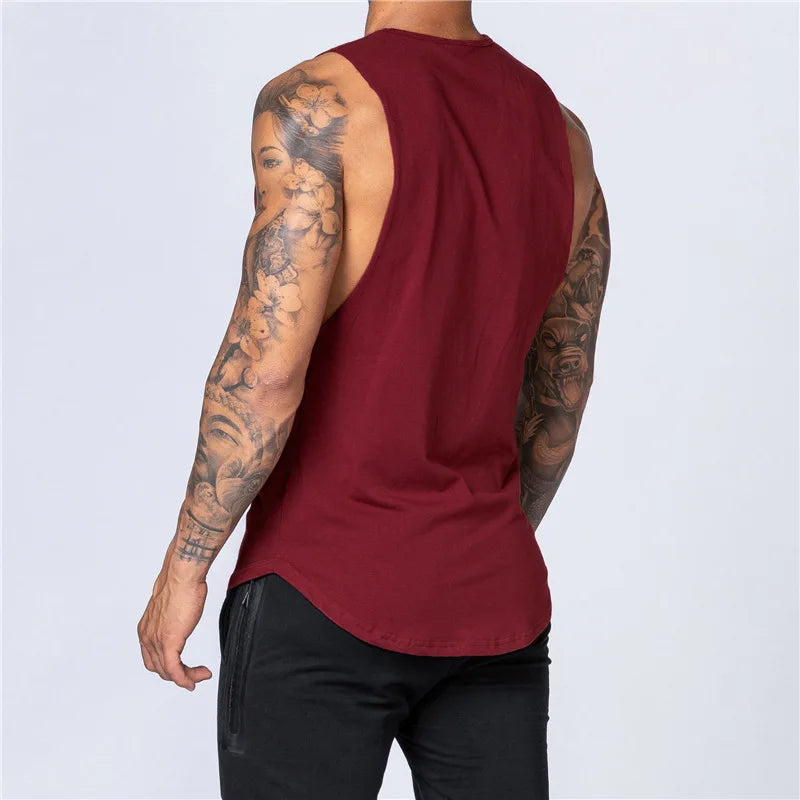 Áo Tank Tập Gym Nam Cotton Không Tay Thoáng Khí Hè - Daisan Mart
