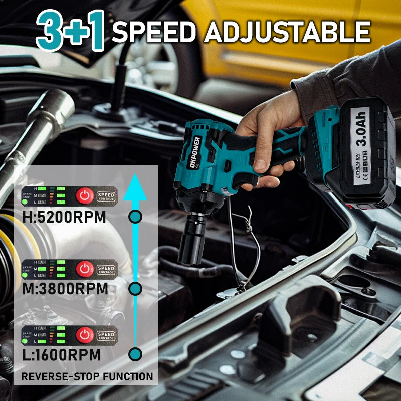 Makita 1000N.M Brushless Electric Impact Wrench