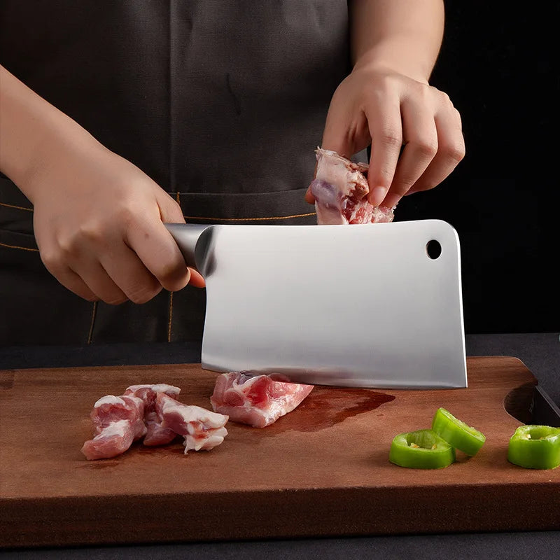 Japanese Stainless Steel Kitchen Knife Set - Chopping, Slicing Meat, Fish, Vegetables