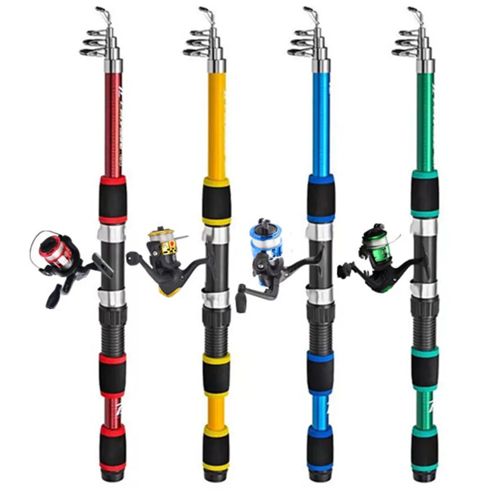 Bộ Cần Câu Cá Gọn Nhẹ - Rod Reel Combo Đầy Đủ