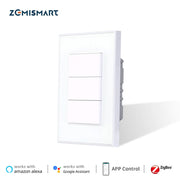 Zigbee Smart Switch 3 Button Zemismart Control