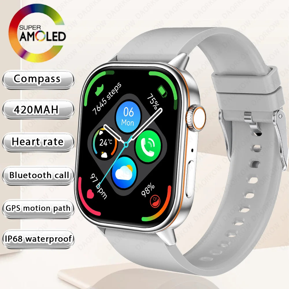 Multi-function AMOLED IP67 Smart Watch for Men and Women