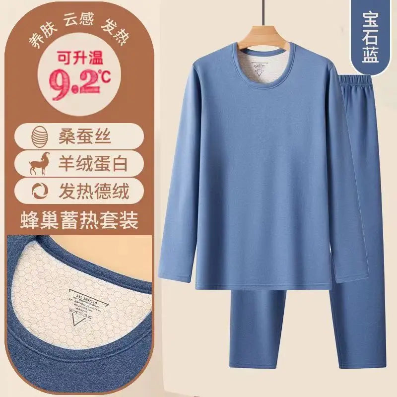 Bộ Đồ Lót Nam Giữ Nhiệt Dày Ấm Tự Tỏa Nhiệt