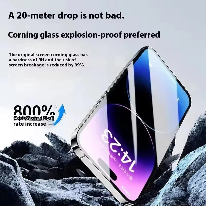 2Pcs HD Clear Tempered Glass For iPhone 17 16 15 14 Pro Max 6 7 8 Plus 12 13 11 Pro 16e XR XS Dust Free Install Screen Protector - Daisan Mart