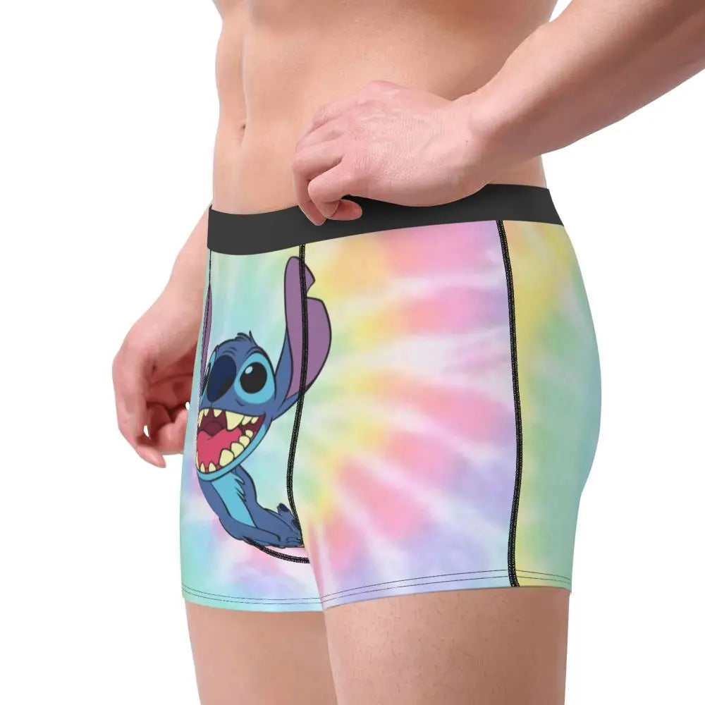 Quần Sịp Nam Lilo Stitch Thoải Mái Phong Cách Anime