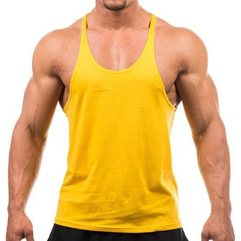 Áo Gym Nam 2023 - Tank Top Thể Hình Tập Luyện Cotton