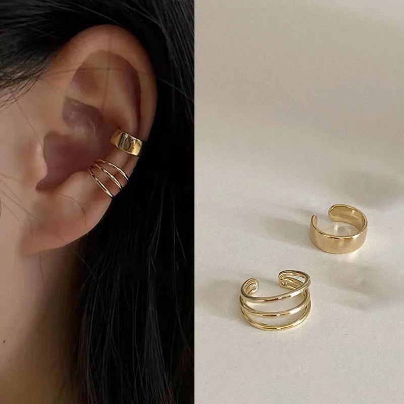 Simple Silver Leaf Clip Earrings No Hole Punch Required