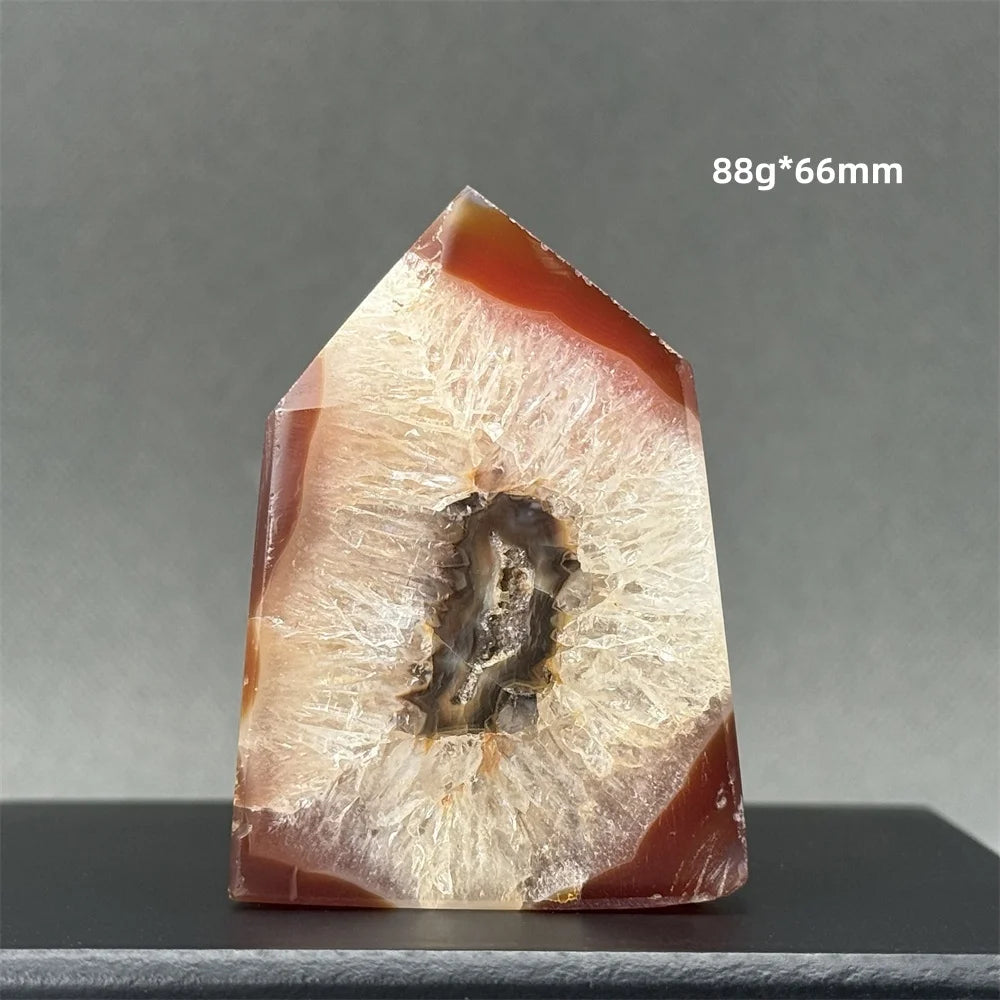 Natural Red Onyx Pillar - Decorative &amp; Healing Stone