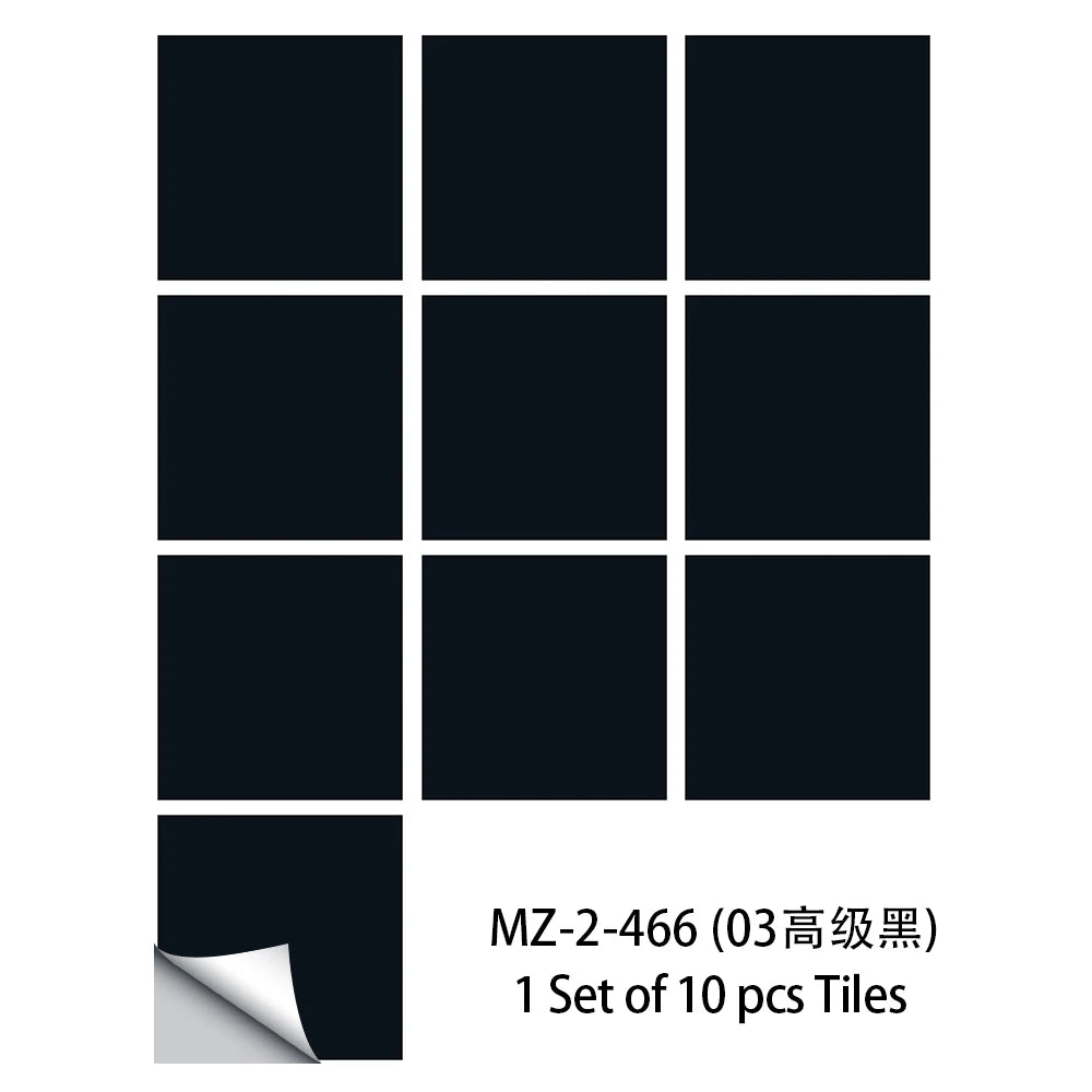 10 pieces of waterproof turquoise wall tiles