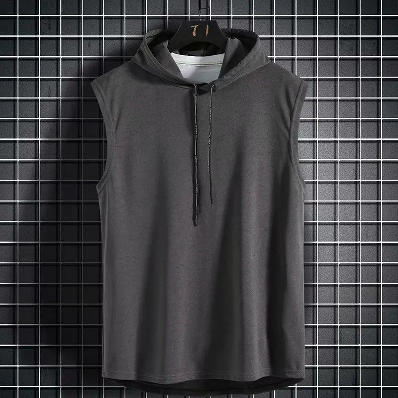 Áo Ba Lỗ Nam Thể Thao Có Mũ - Tập Gym Hè Năng Động - Daisan Mart