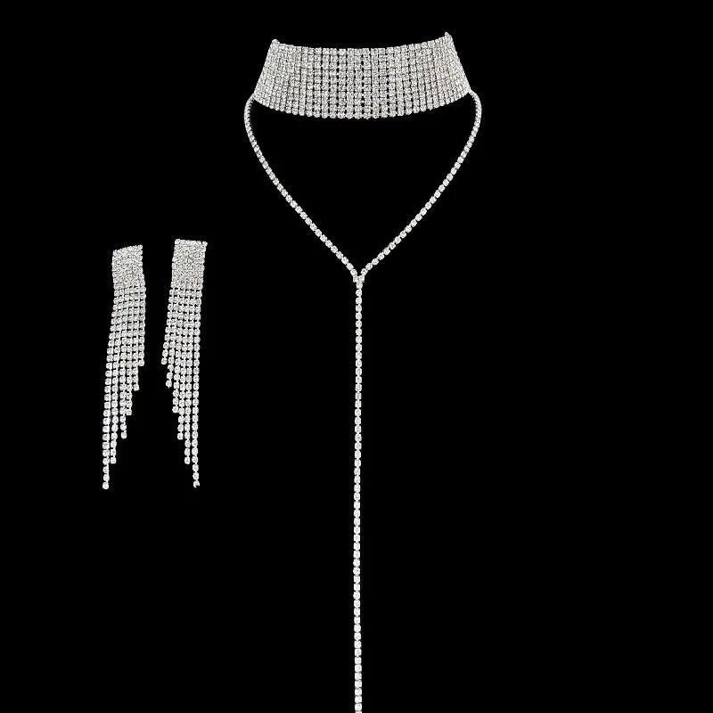 Charming Jewelry Trio: Necklace, Earrings, Bracelet