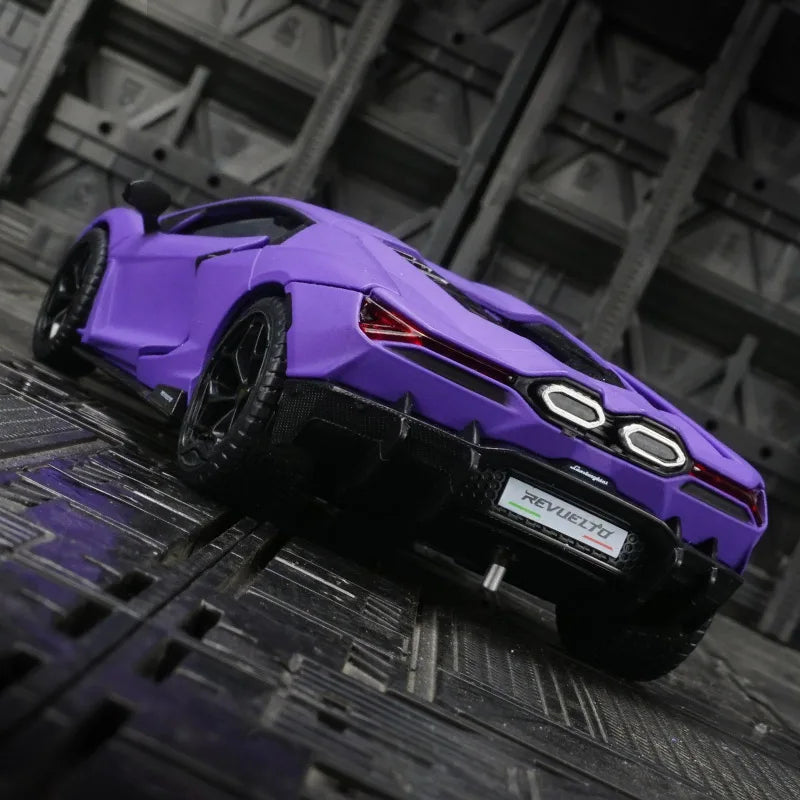 Mô Hình Xe Lamborghini Revuelto Hợp Kim Kéo Lùi Trẻ Em - Daisan Mart