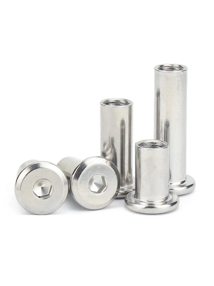 304 Stainless Steel Hex Rivets - Set of 2-10