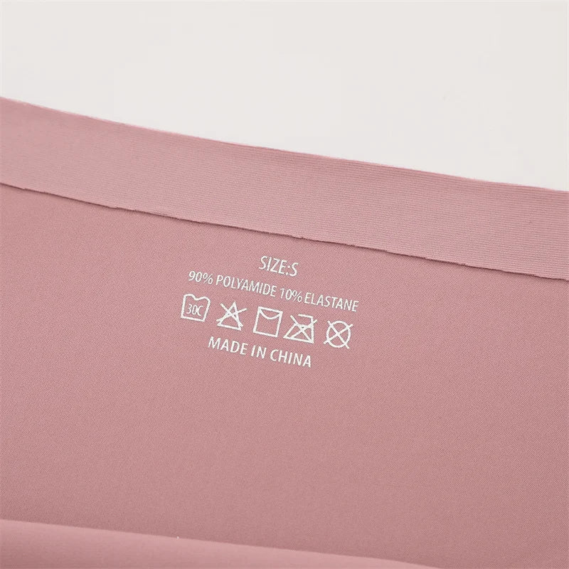 Set of 3 Sexy Ice Silk Low-Waist Ultra-Thin Women's Panties