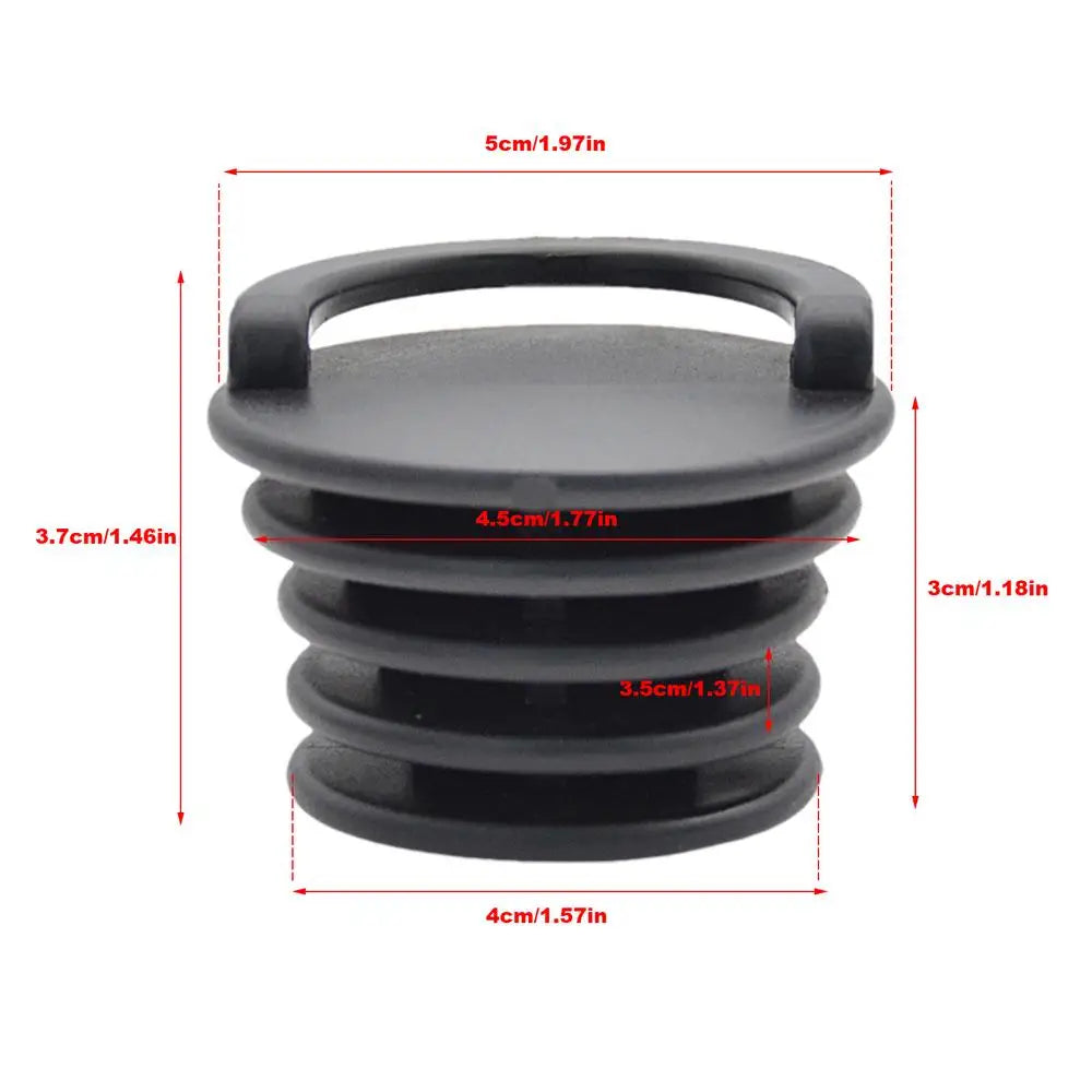 2pcs Kayak Canoe Boat Parts Scupper Stopper Bung Drain Holes Plugs Accessories Kayak Marine Boat Rafting Dinghy Canoe Raft