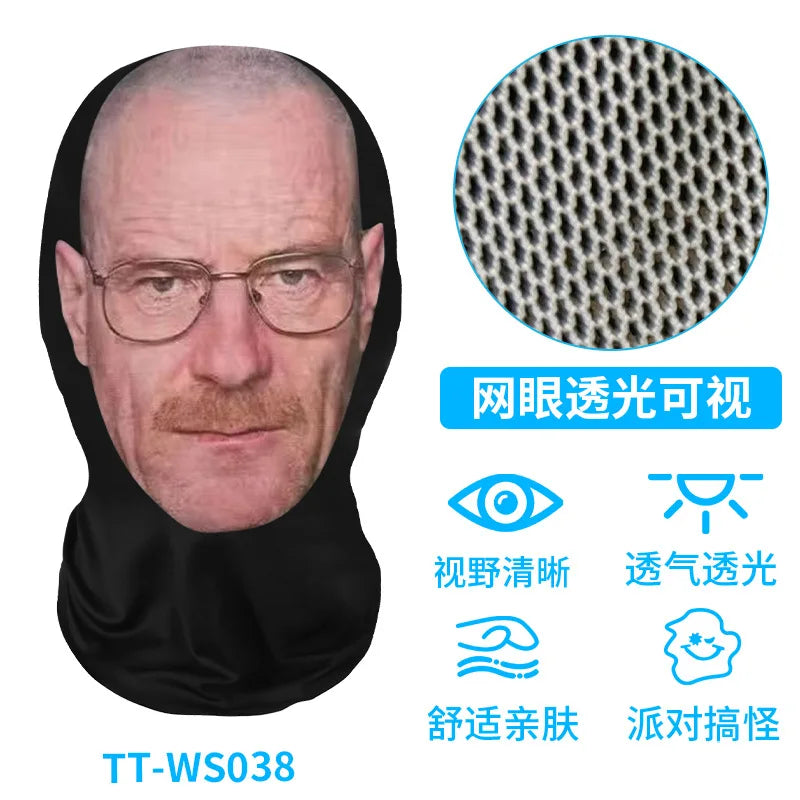 Mặt Nạ 3D Dẻo Hài Hước Cosplay Thời Trang Hip Hop