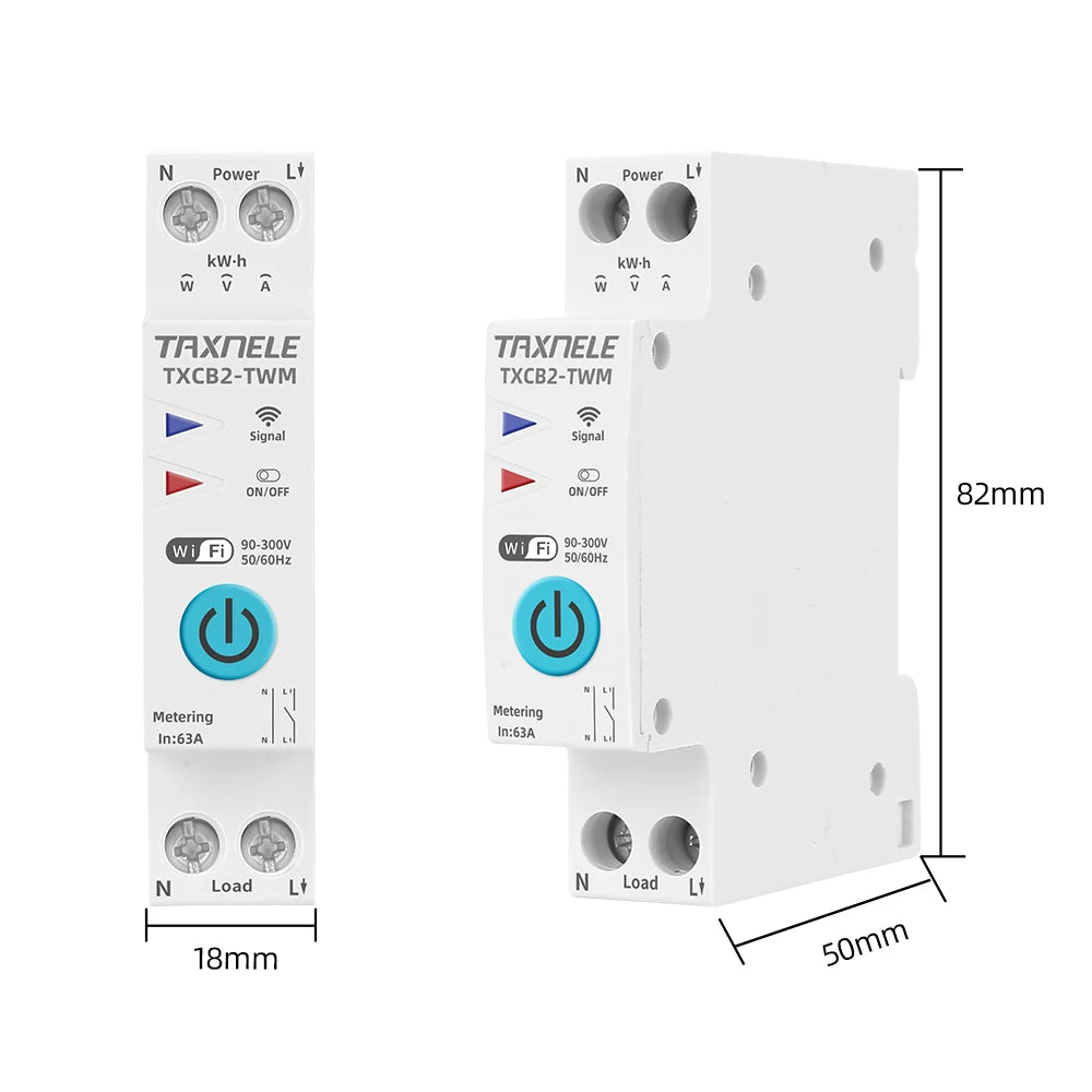Công Tắc Thông Minh WiFi TUYA - Đo Lường Năng Lượng