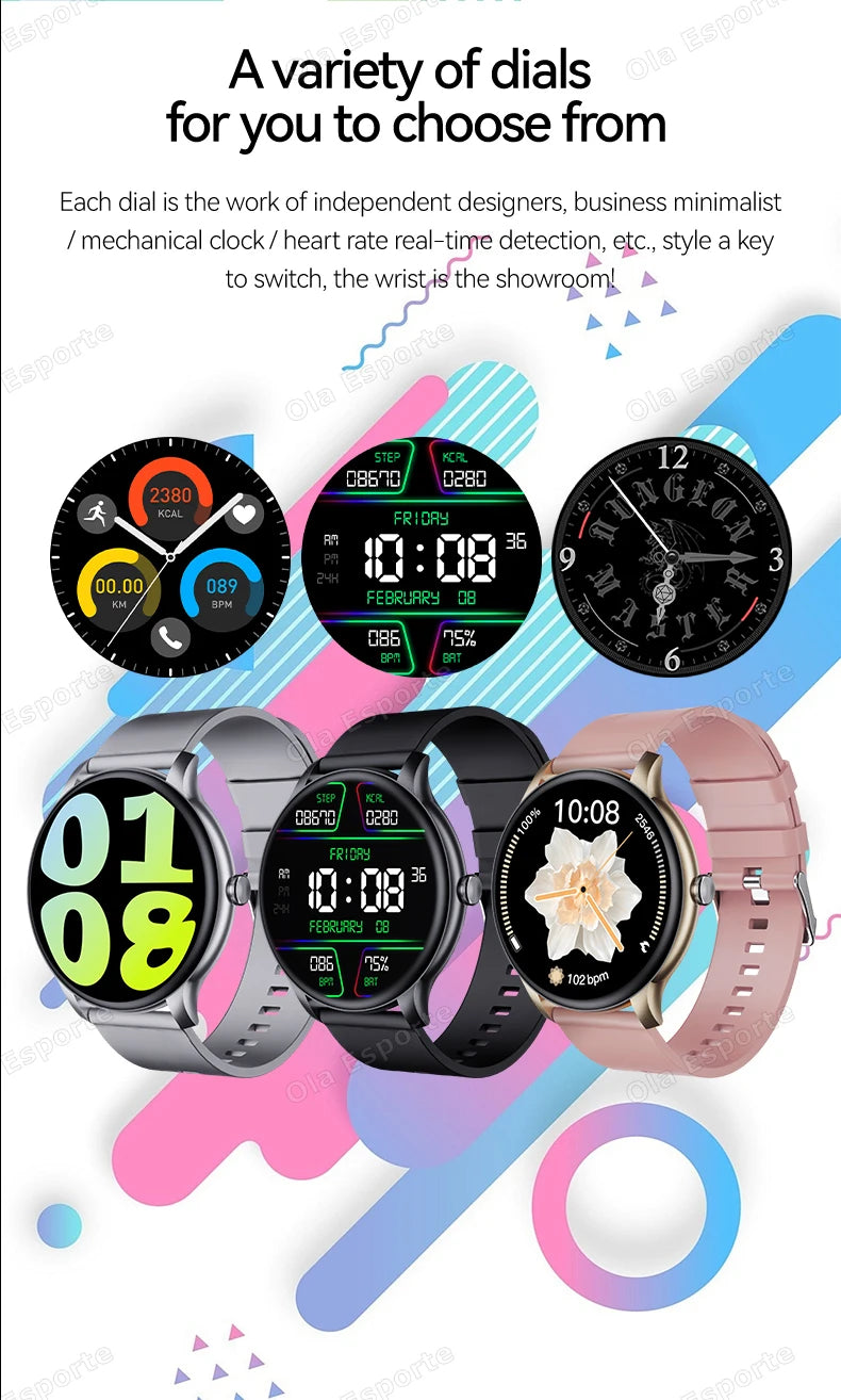2025 Smart Watch Full Touch Waterproof