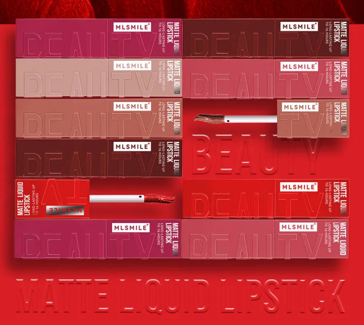 3-Color Matte Lipstick Set - Long-lasting, Smudge-proof, Waterproof