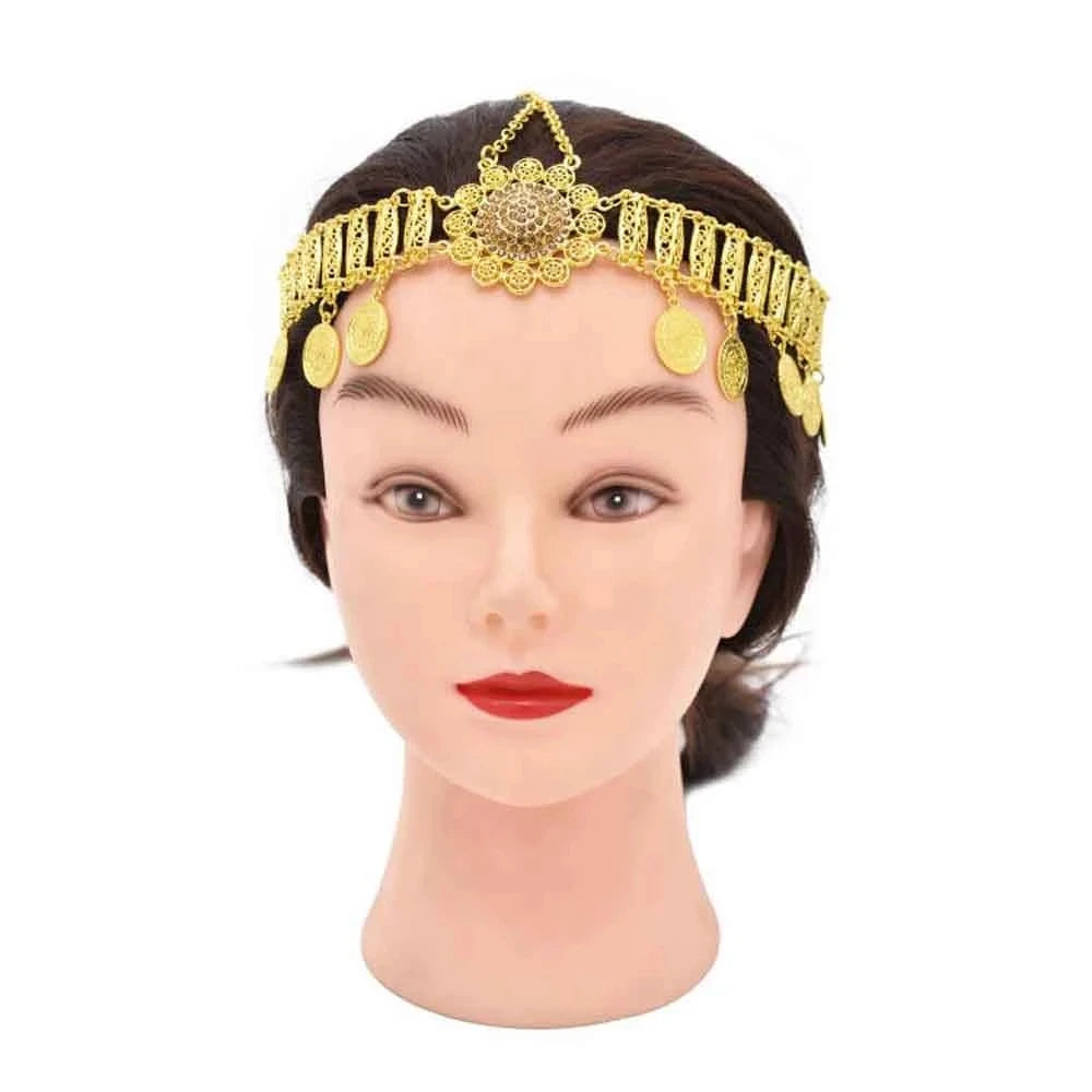 Vương Miện Boho Ấn Độ Hoa Tím Cổ Điển 50 ký tự