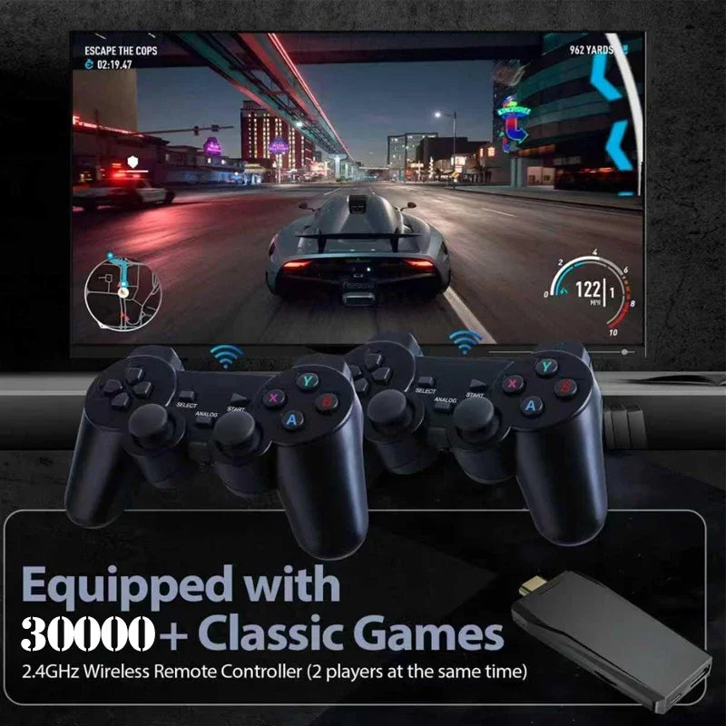 Máy Chơi Game M8 4K, 30.000+ Trò Chơi Cổ Điển Retro - Daisan Mart