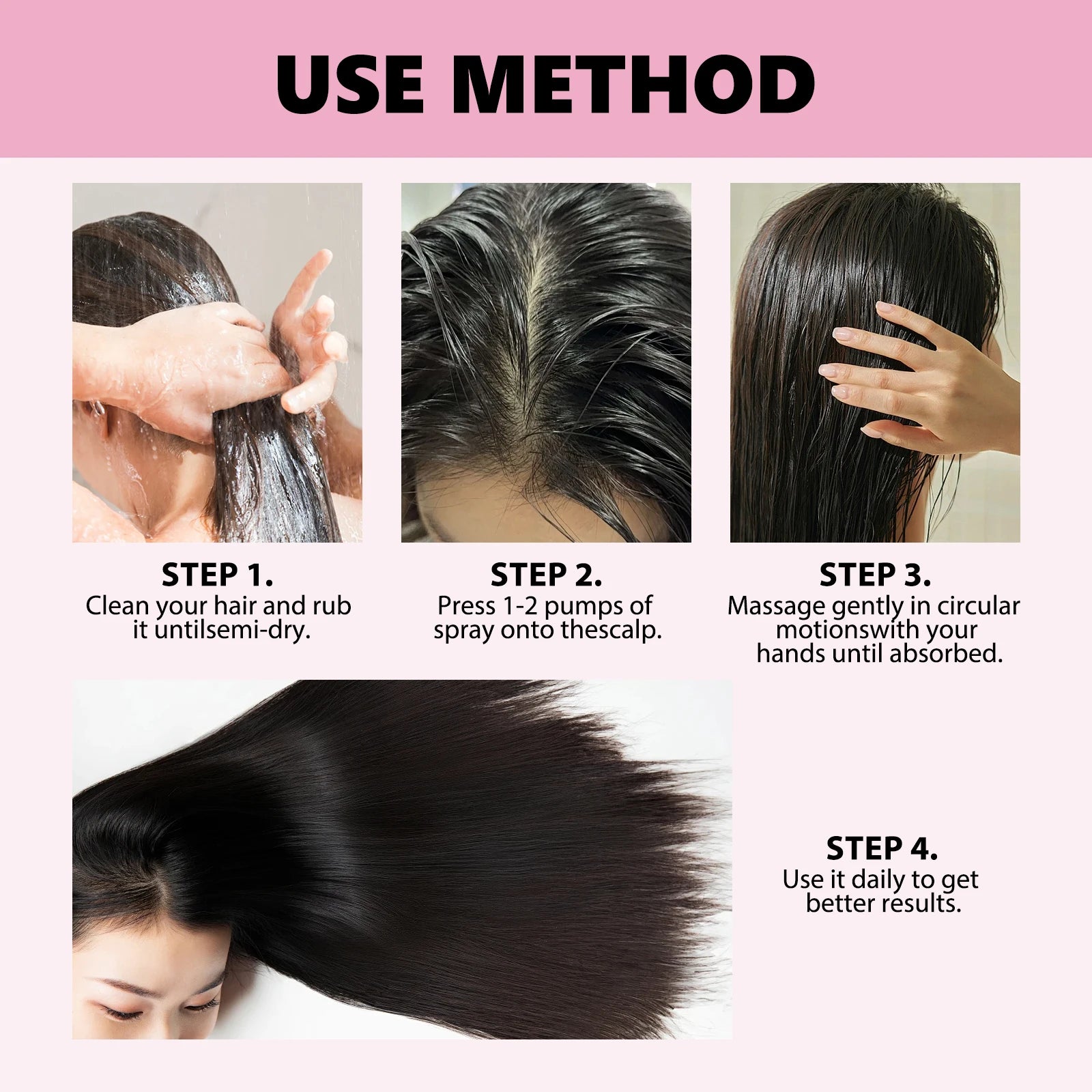 Xịt Dưỡng Tóc Phục Hồi, Giảm Rụng & Mềm Mượt