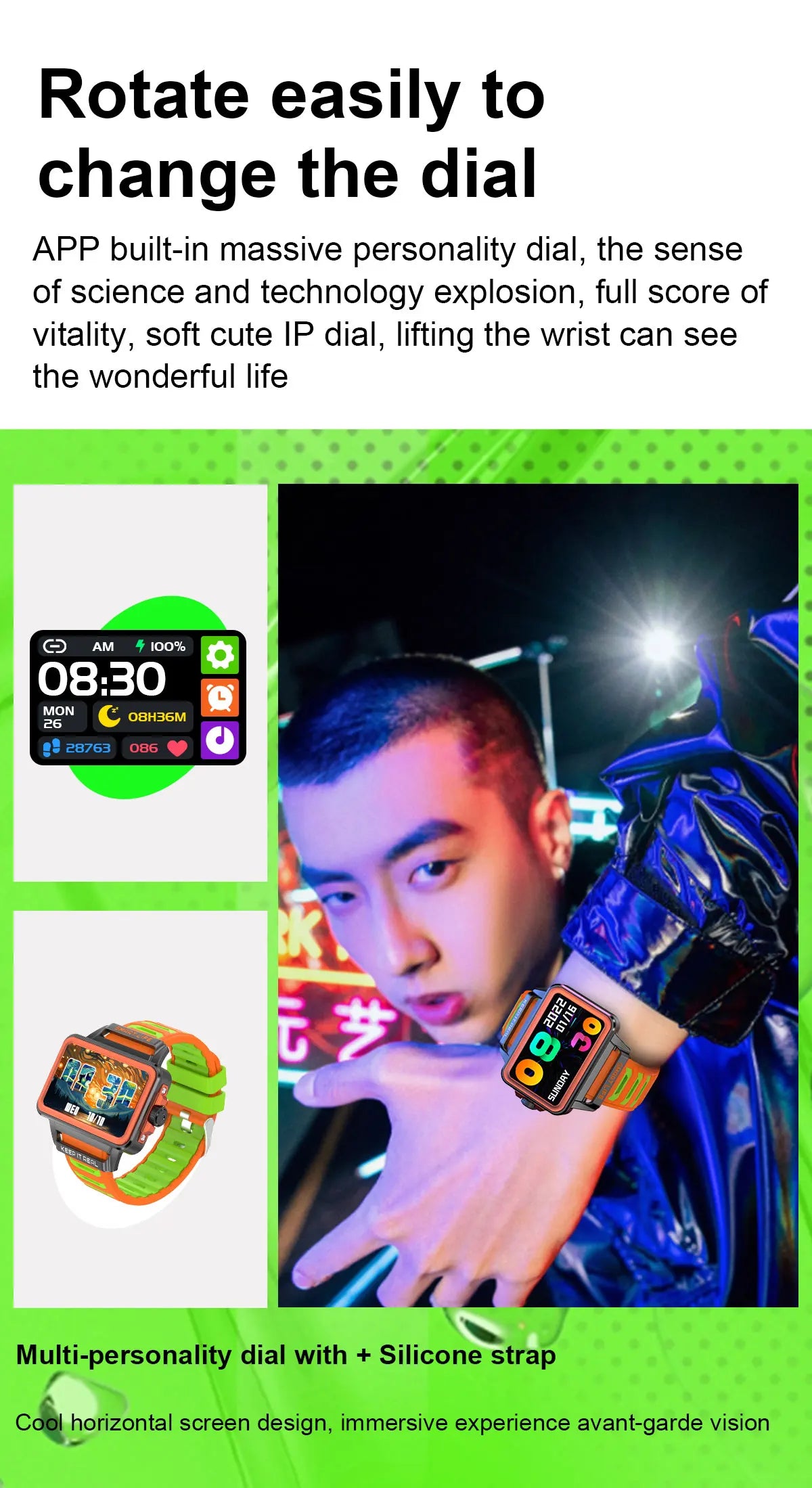 Đồng Hồ Thông Minh 1.57in Chống Nước 2024