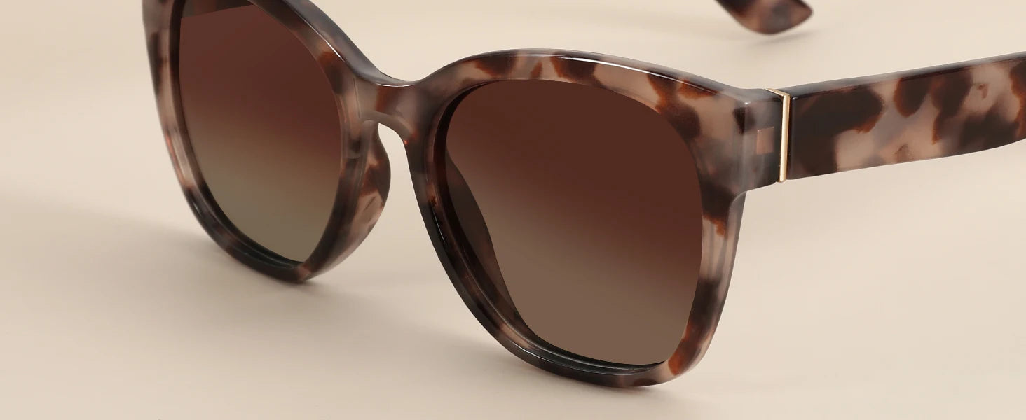 ZENOTTIC Fashion Cateye Polarized Sunglasses for Women - Oversized Sun Glasses UV400 Protection Retro Shades Designer Style - Daisan Mart