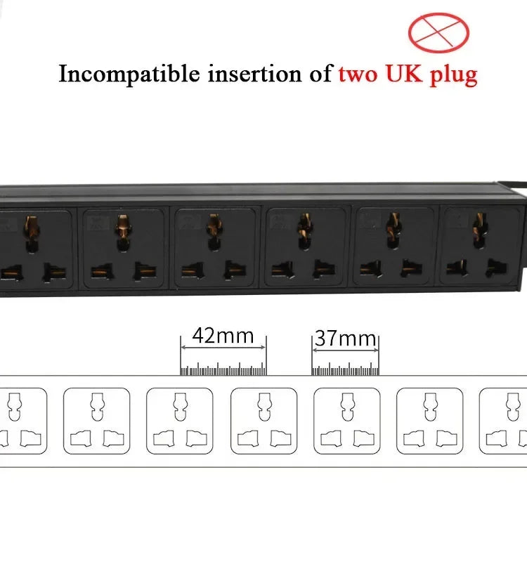 Bảng nguồn PDU C14 - Ổ cắm đa năng cho tủ mạng - Daisan Mart