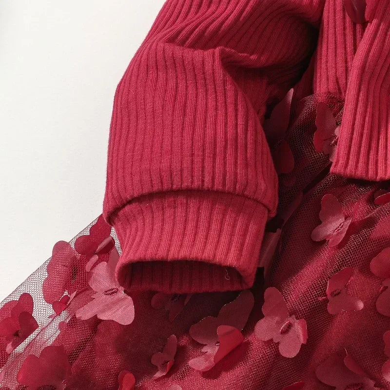 Baby Girl Spring Autumn Butterfly Princess Dress