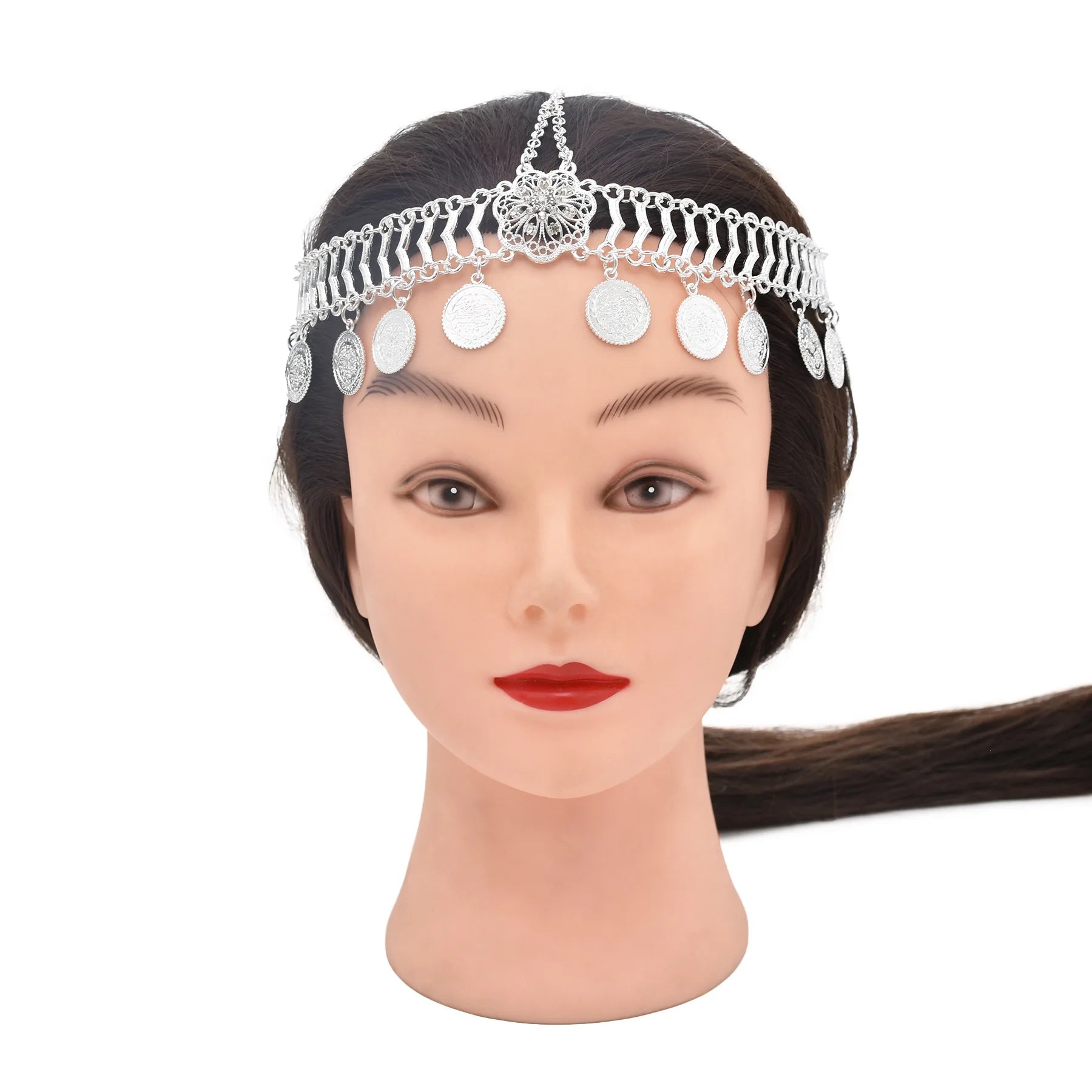 Vương Miện Boho Ấn Độ Hoa Tím Cổ Điển 50 ký tự