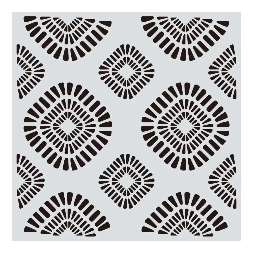 1Pcs 30*30cm Geometric Mandala DIY Layering Stencils Wall Painting Scrapbook Coloring Embossing Album Decorative Template