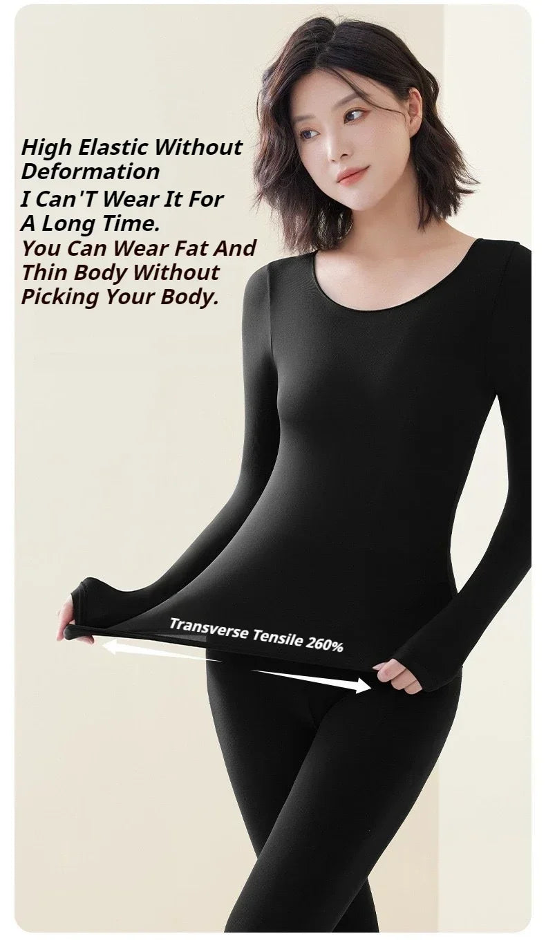 2025 Warm Moisturizing Ultra-Thin Women's Underwear Set