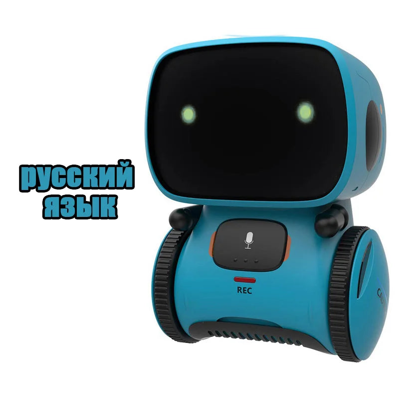 Toy Robot Intelligent Robots Russian & English & Spanish Version Voice & Touch control Toys Interactive Educational RC Robot - Daisan Mart