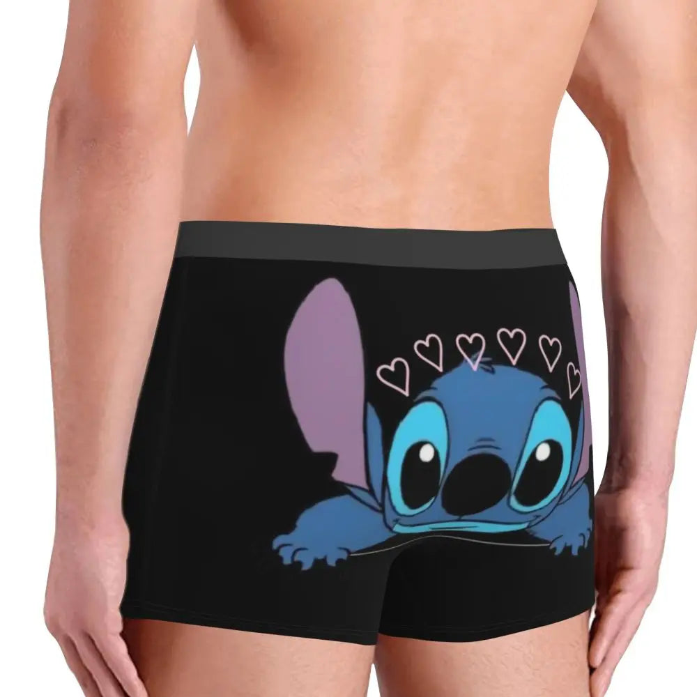 Quần Sịp Nam Lilo Stitch Thoải Mái Phong Cách Anime