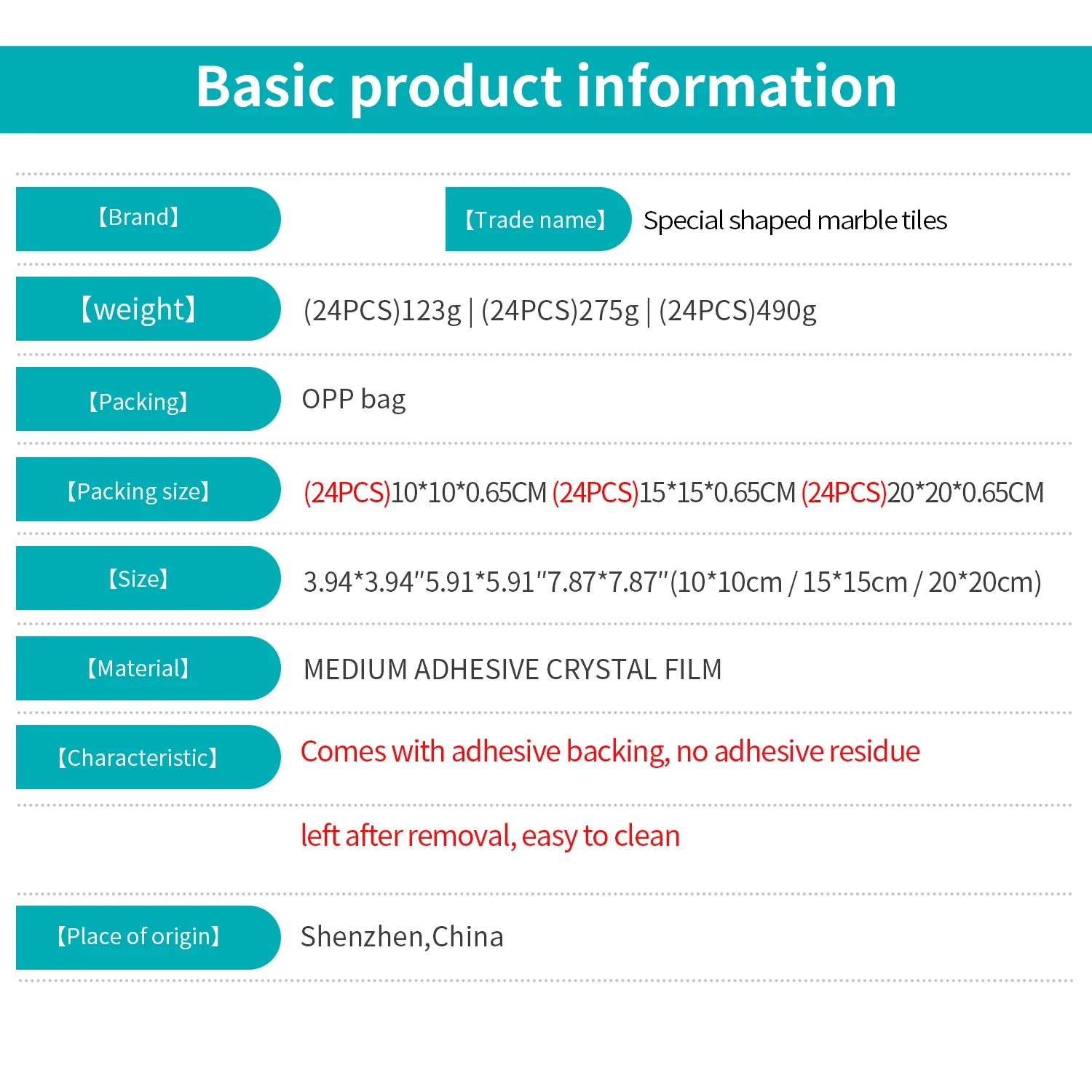 Bộ 24 Miếng Dán Tường Xanh Dương Chống Nước Nhà Bếp