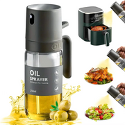 250ml Oil Spray Bottle &amp; Oil Brush For Air Fryer Grill