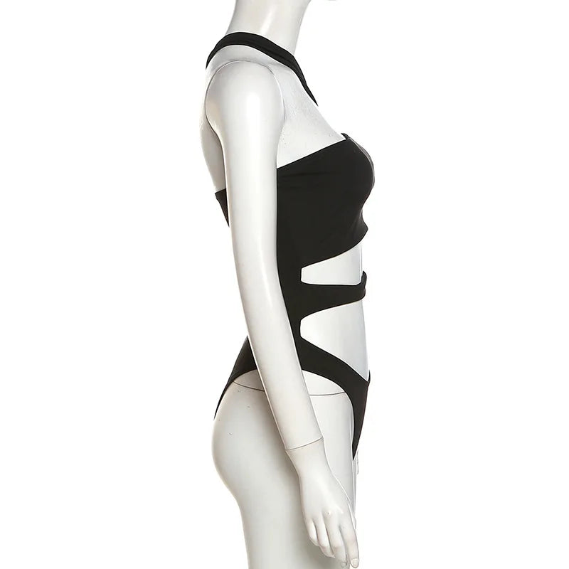 Sexy Backless Y2K Festival Style Women's Bodysuit