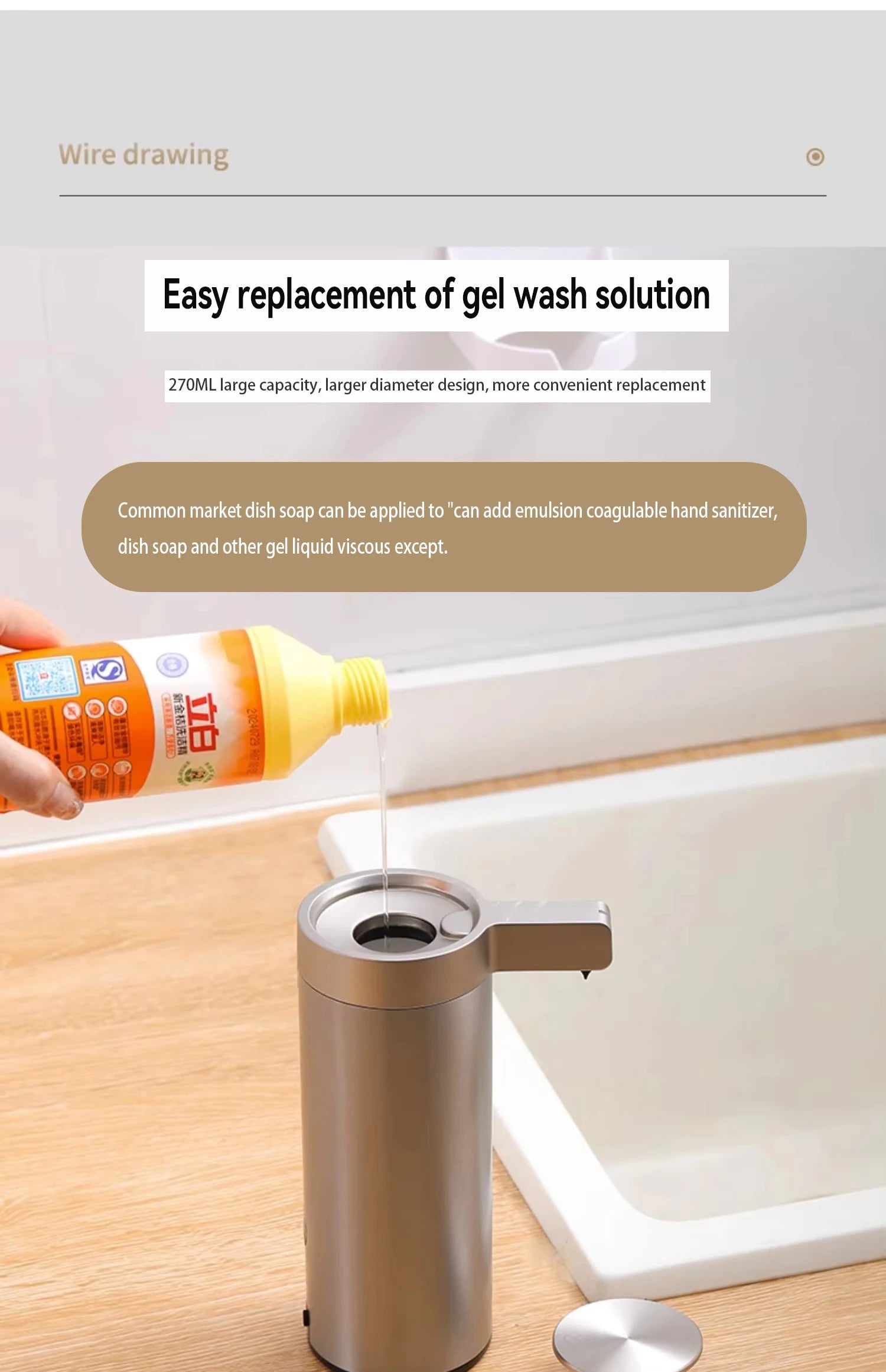 Bình Xà Phòng Tự Động Cảm Ứng Inox 304 Cao Cấp - Daisan Mart