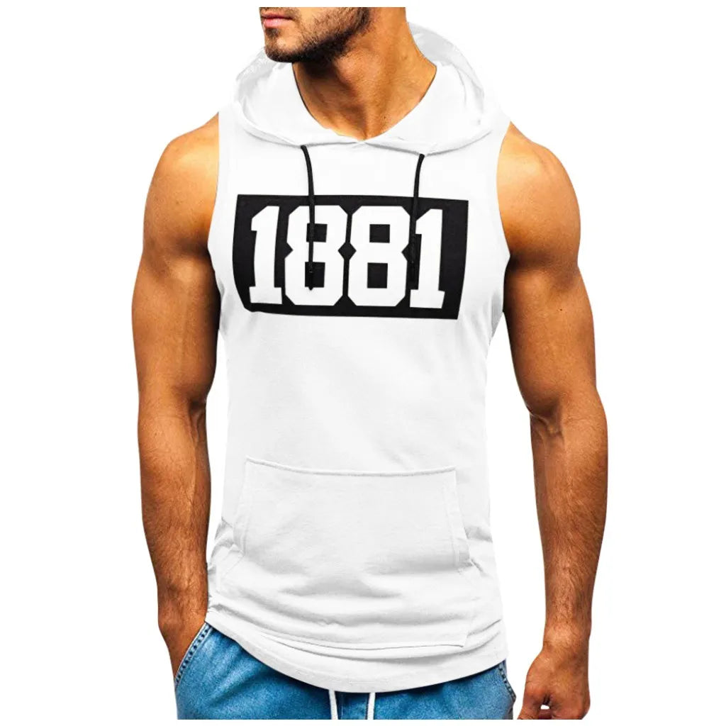 Áo Tank Tập Gym Hè Nam Có Mũ Thể Hình Không Tay - Daisan Mart