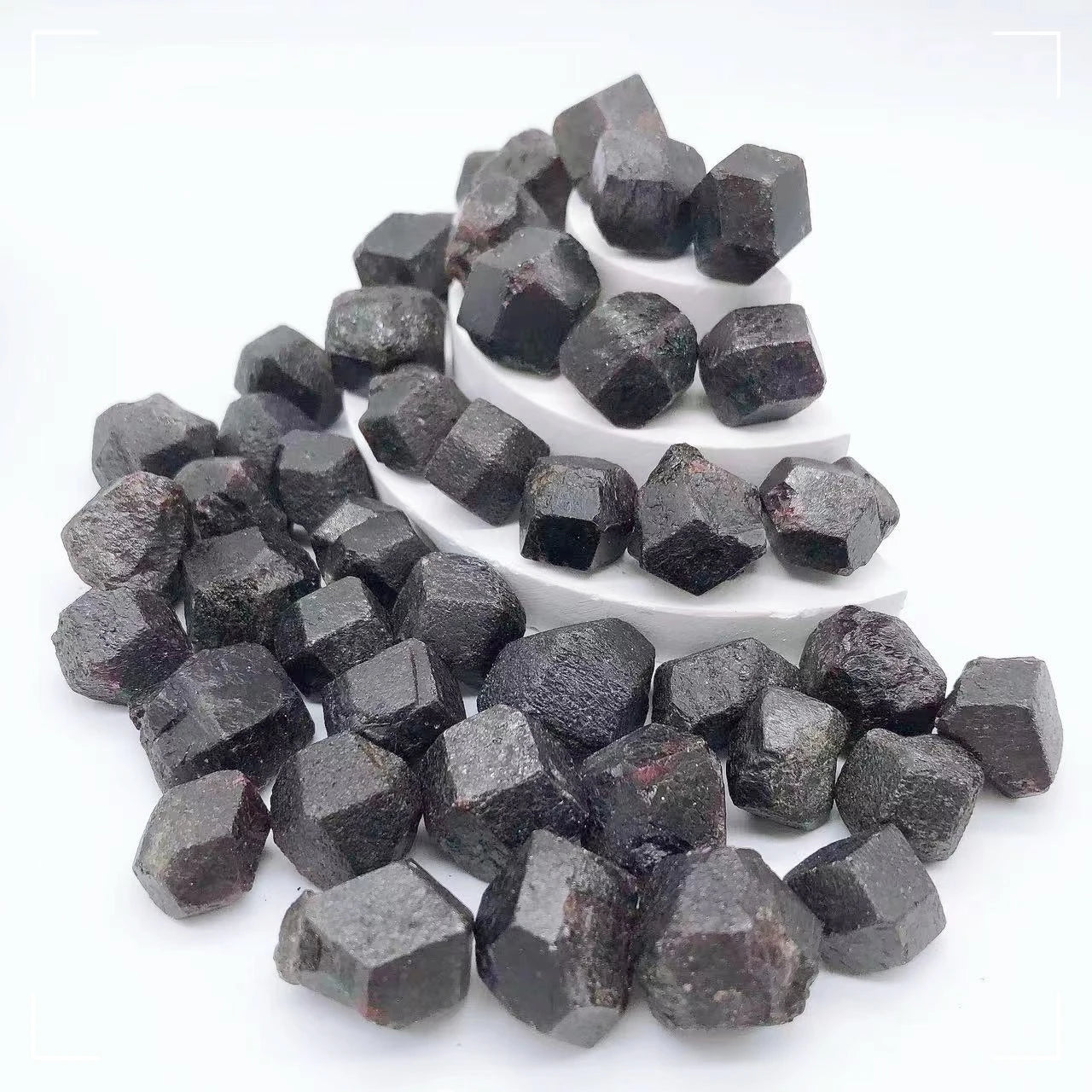 ###Red Garnet Stone - Energy Decorative Crystal