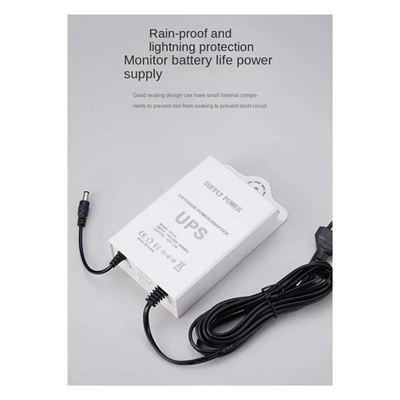 Mini Backup Power 12V-2A For Modem, Camera, Router