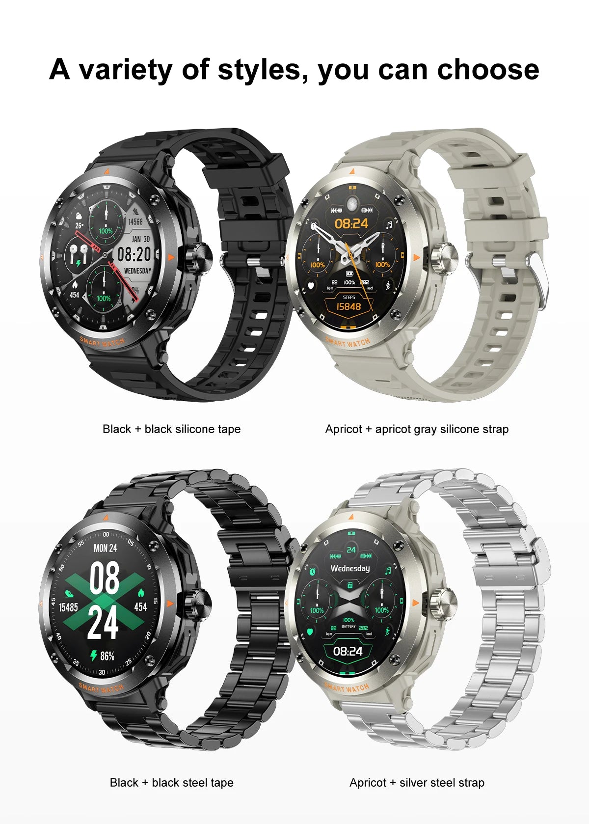 Đồng Hồ Thông Minh 2in1 Tai Nghe, Định Vị, Gọi Bluetooth