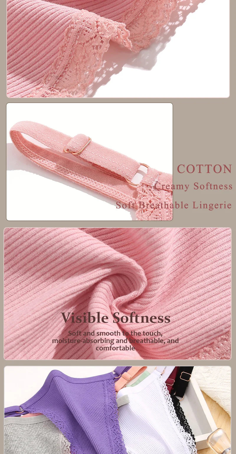 Combo of 5 Sexy Cotton Women's Underwear with Belt